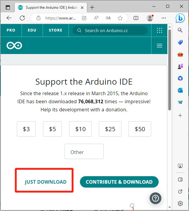 ARDUINO IDE V2.2 DONATION 